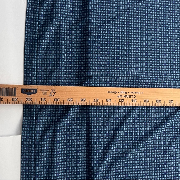 Peter Millar Summer Comfort Mens Size  XL Golf Polo Blue All Over Print Crowns - Picture 4 of 11